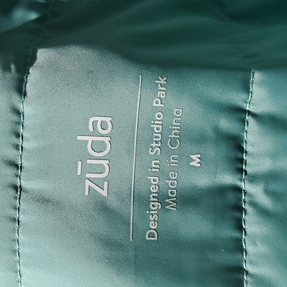 WOMENS ZUDA PEPLUM PUFFER SHORT COAT SIZE MEDIUM - Picture 7 of 8